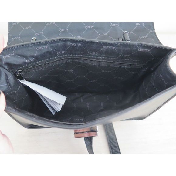 Aldo Black Top Handle Clutch/Crossbody w/Removable Strap - Picture 2 of 10